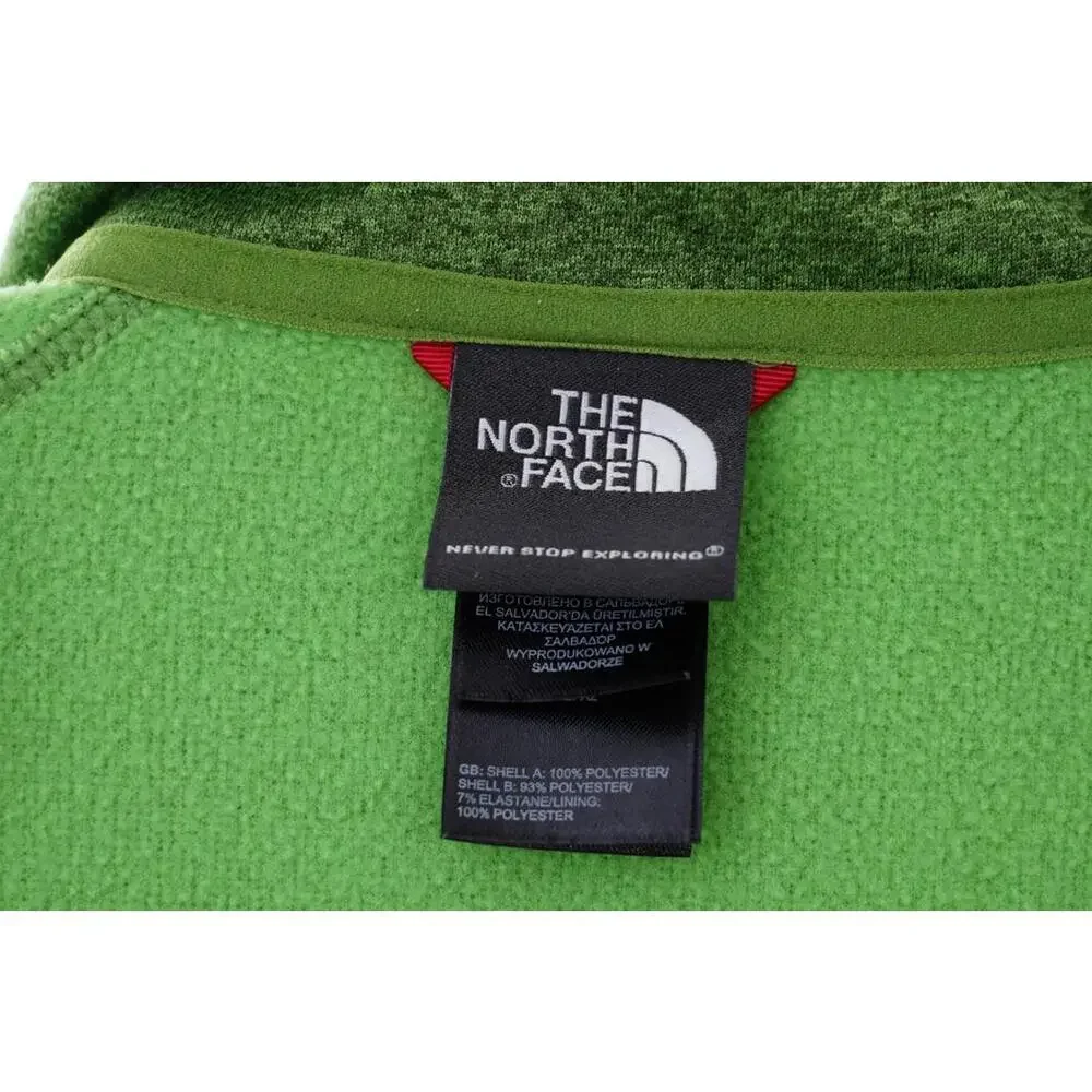 The North Face Green Pullover Polyester Fleece Jacket Mens Sz L Shirt